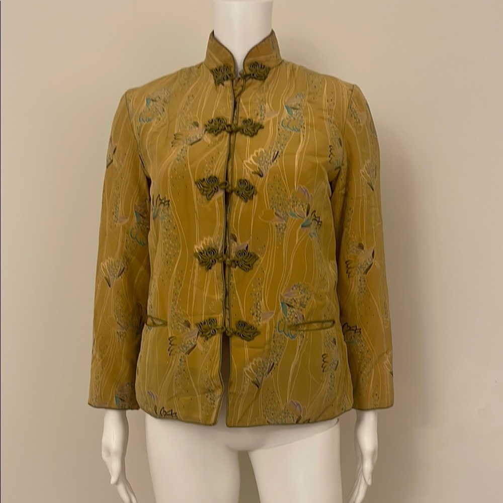 Vintage Gold Floral Jacket